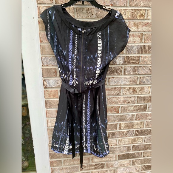 Y2K BeBop Black & Purple Belted Dress - Picture 8 of 9